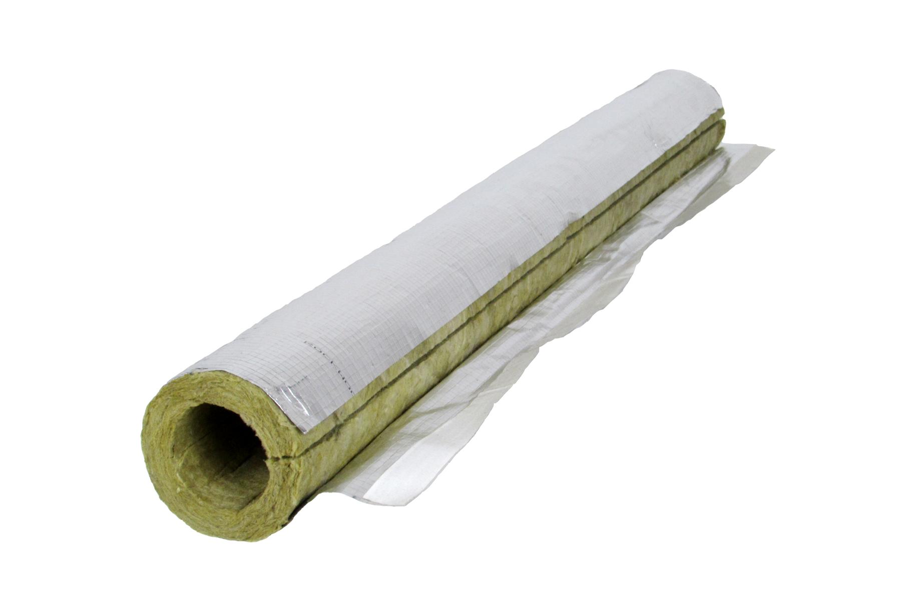 Rockwool alukaschierte Rohrschale 800 (Meterware)