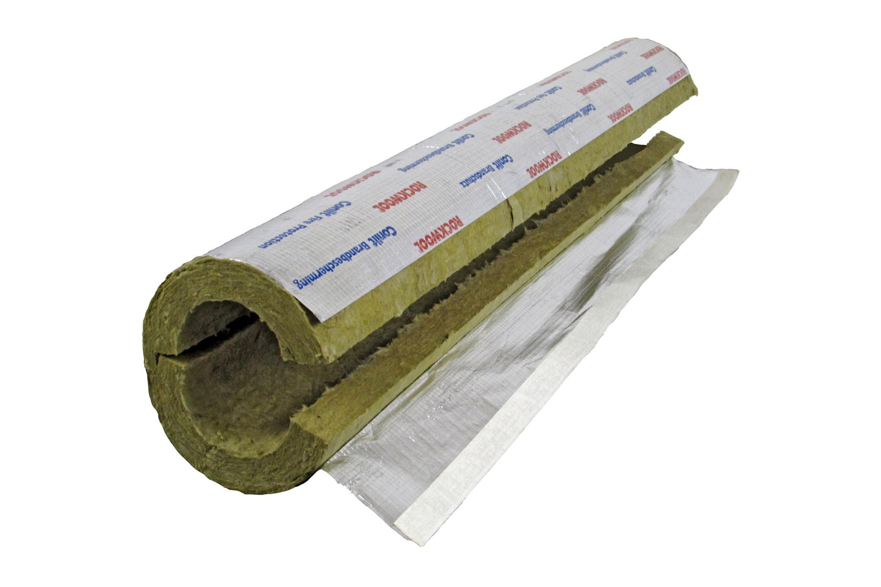 eine Rolle Rockwool Conlit 150 U Brandschutzrohrschale