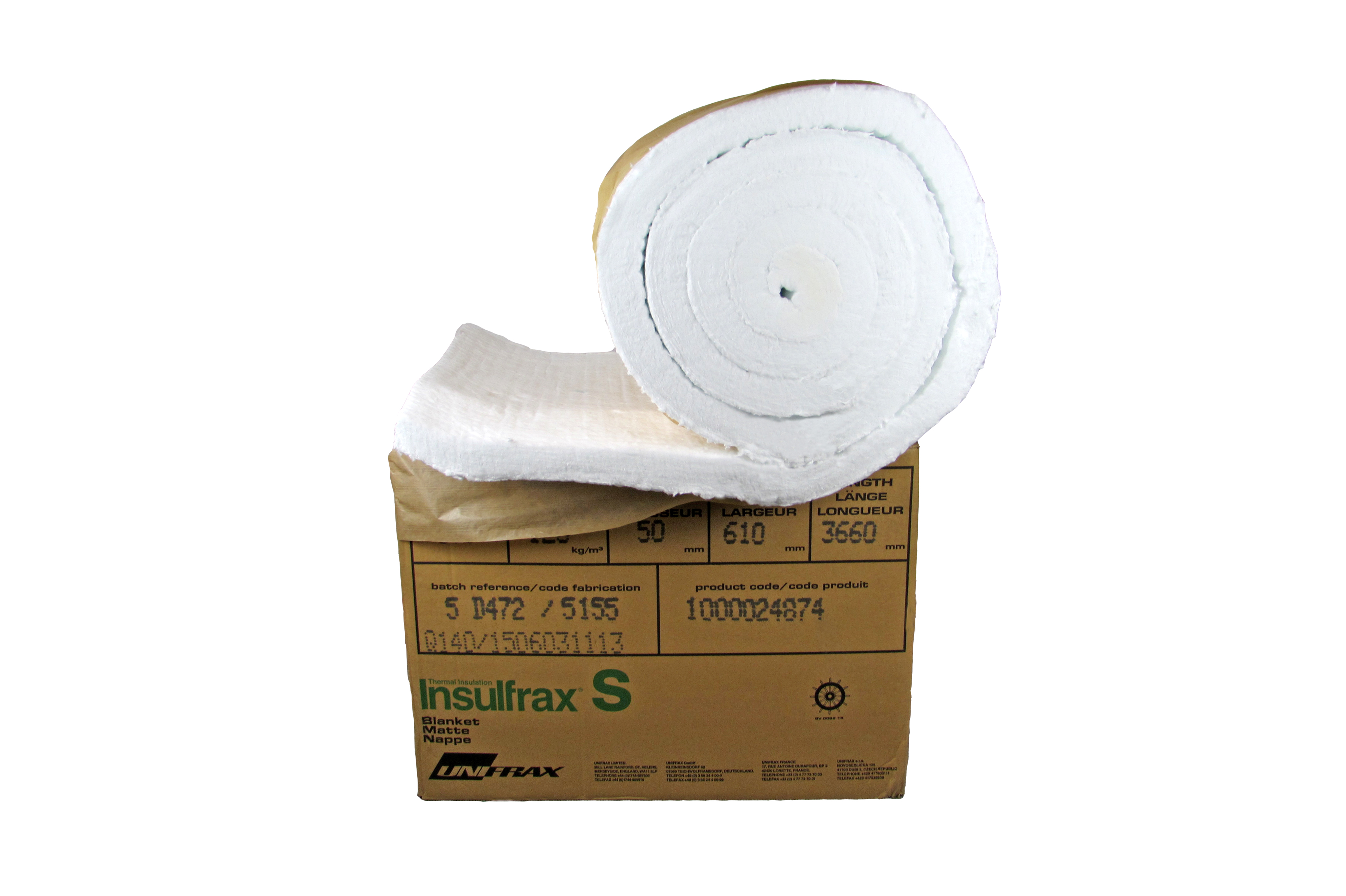 Insulfrax-ganz-Kopie-Kopie Unifrax Insulfrax LTX-Matte auf Karton