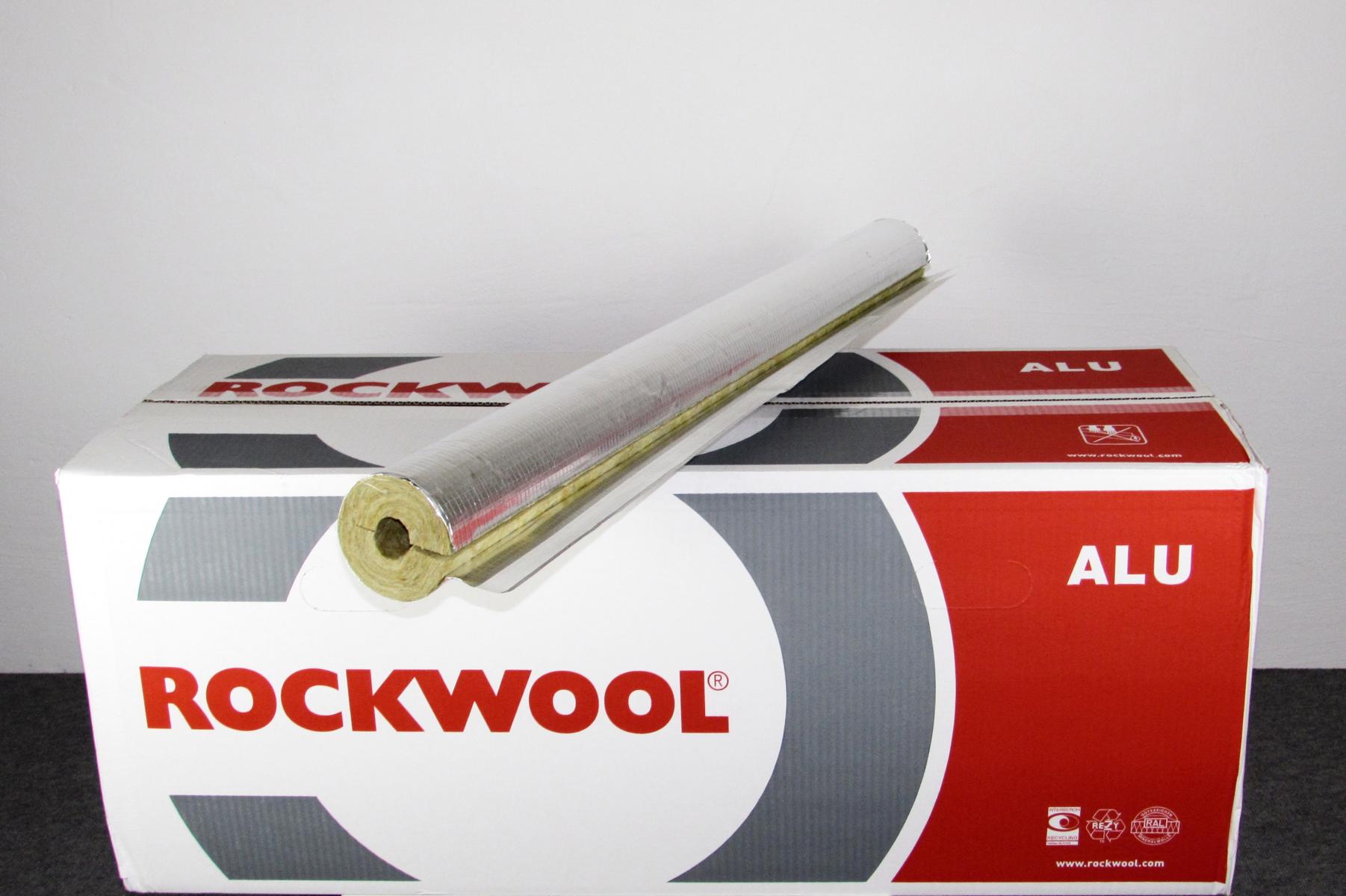Rockwool 800 Rohrschale alukaschiert (Karton)