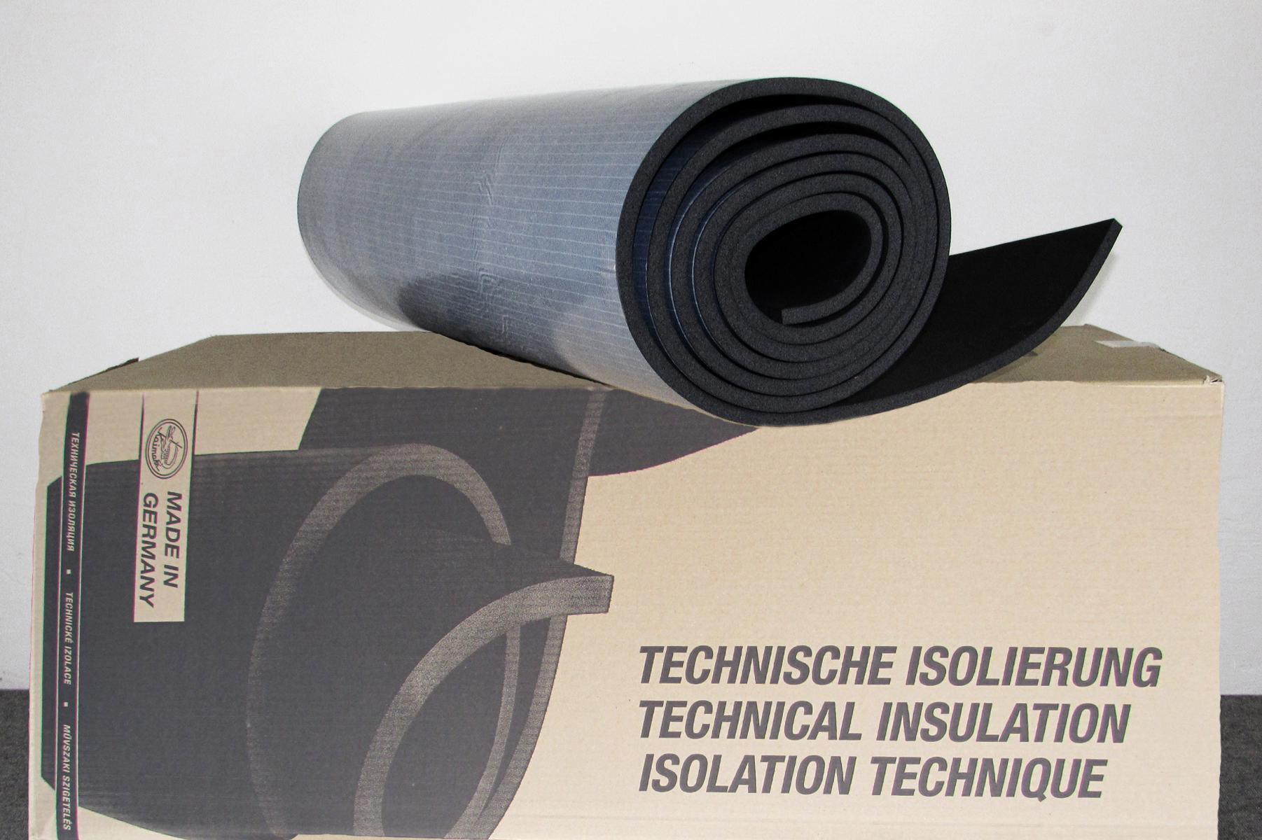 selbstklebende Kaimann Kaiflex KK Endlosplatte auf Karton