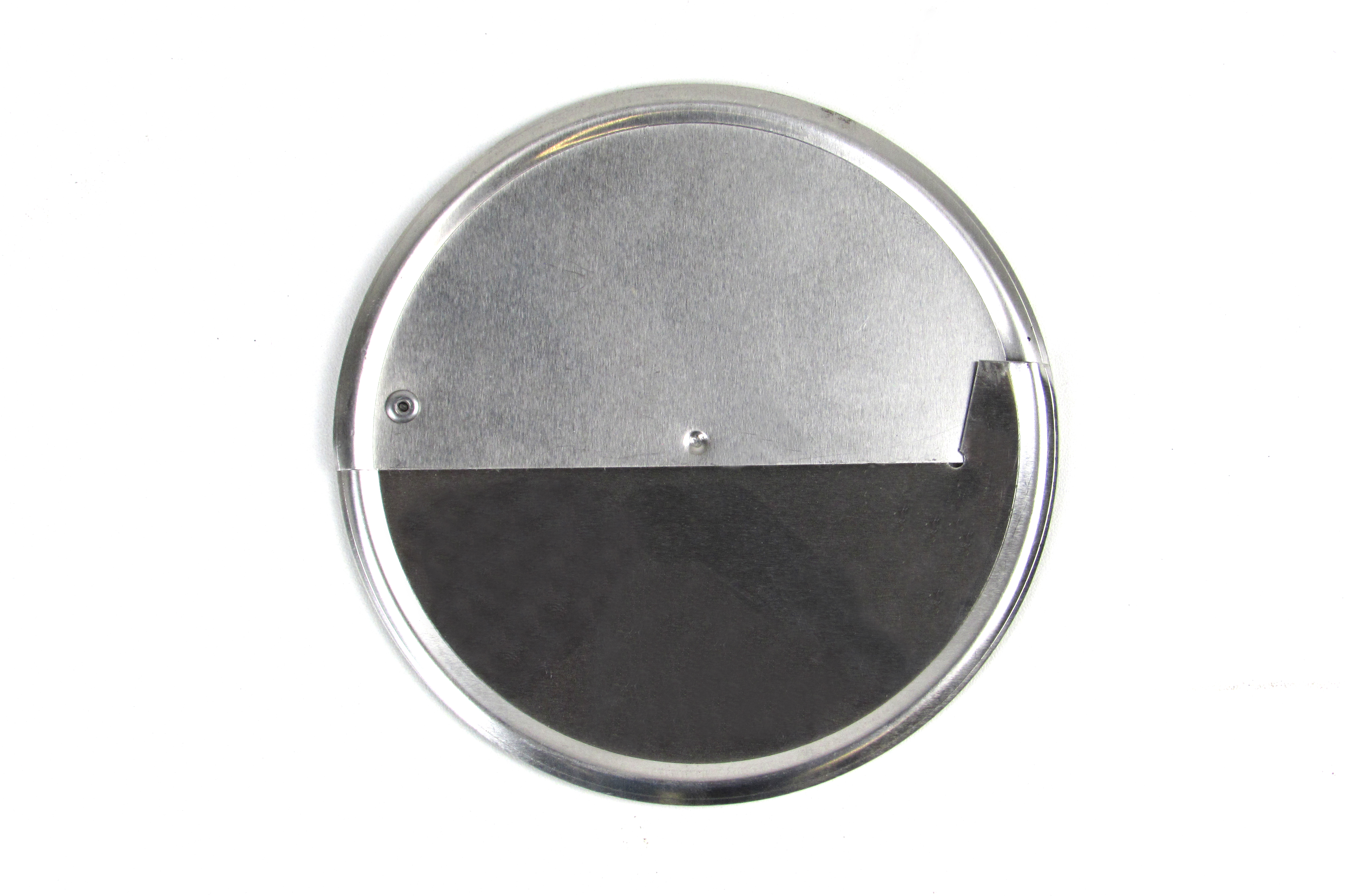 ein Stück Sebald Ekamet Endteller aus Aluminiumlegierungen,  für Rohrisolierung 