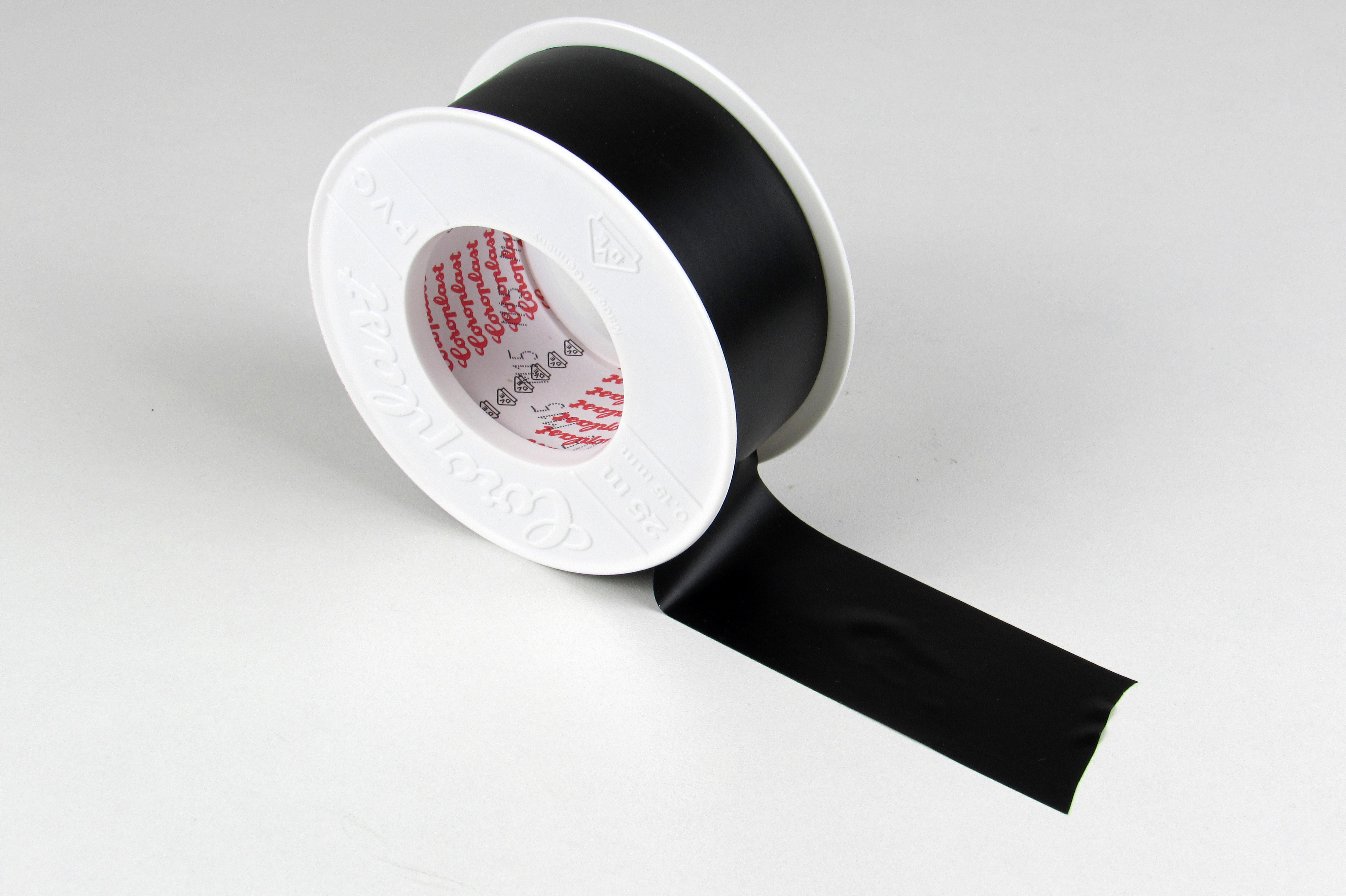 25 Meter Coroplast PVC-Isolierband in Schwarz