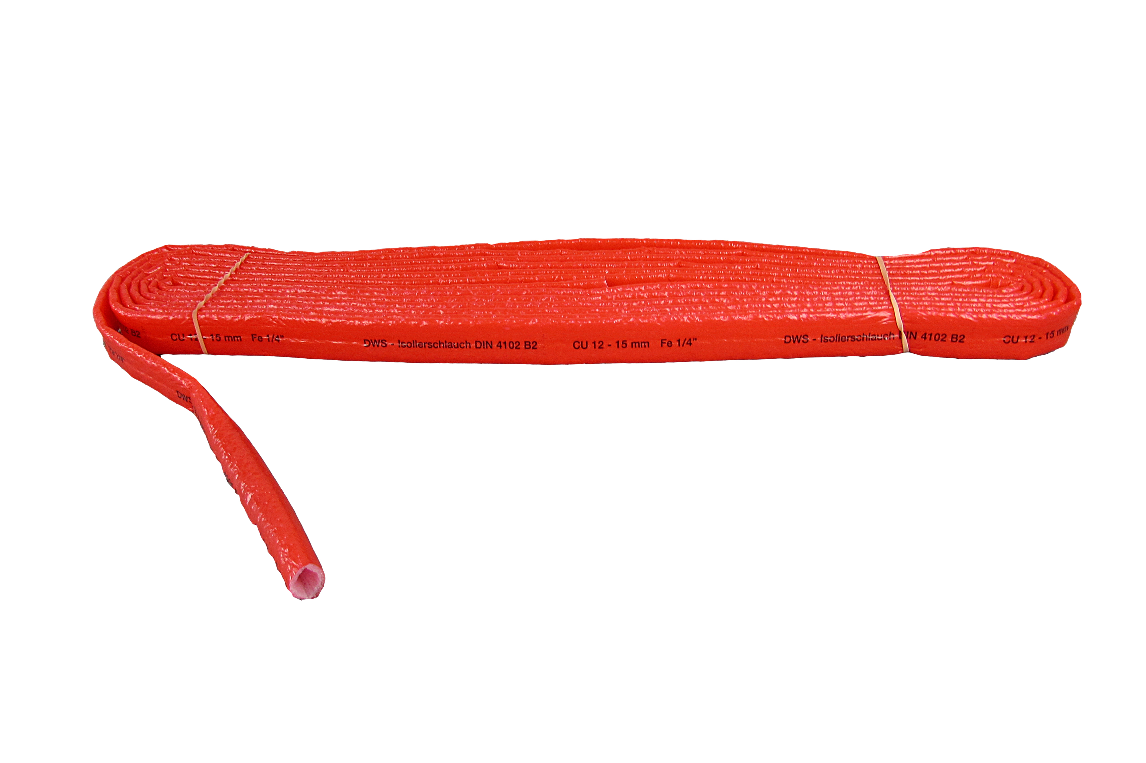 Rohrschutz-rot-1 PE-Rohrschutz in Rot