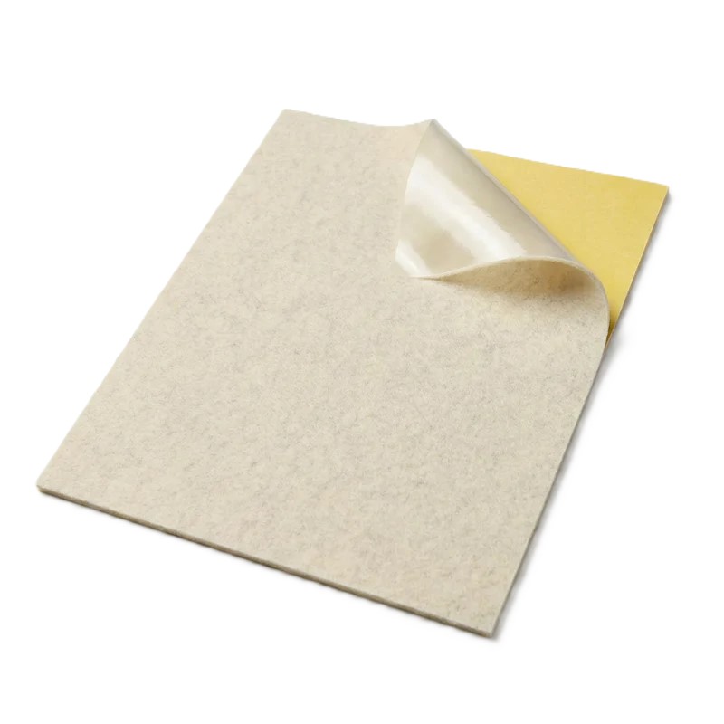 Premium Filz Vanille mit Haftkleber